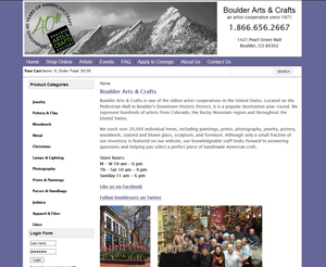 Boulder Arts and Crafts - Artist Cooperative - Boulder Colorado