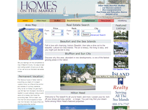 Homes on the Market Web Screen Shot