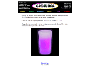Glowbal Web Screen Shot